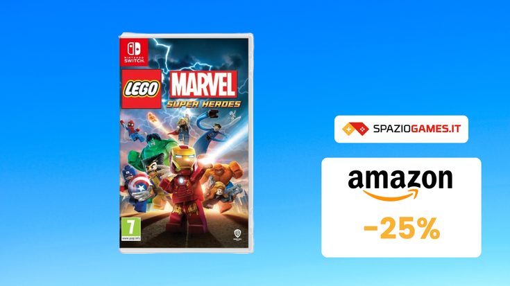 SUPER sconto su Lego Marvel Super Heroes! (-25%)