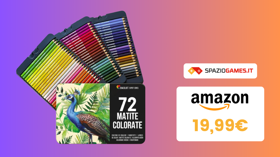 Immagine di 72 Matite Colorate con scatola di metallo ora a SOLI 19€! -20%