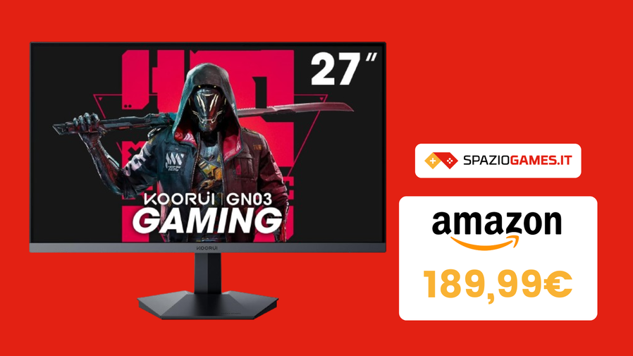 Immagine di Un monitor da gaming da 27" a soli 189€? Eccolo, ed è un OTTIMO affare!