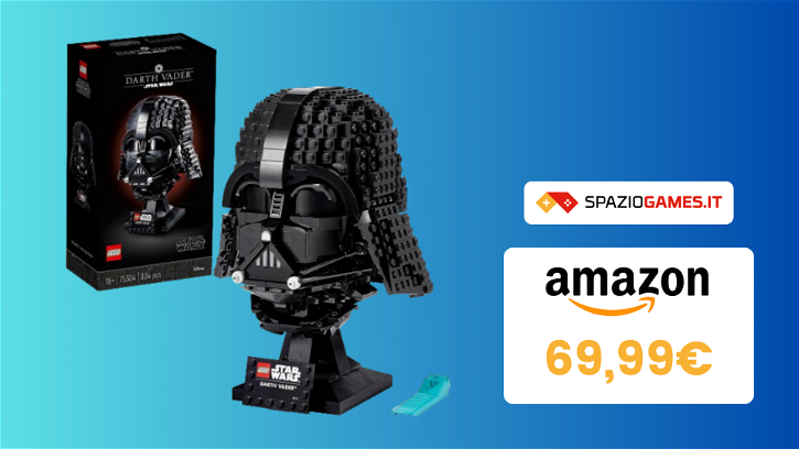 Immagine di SVENDITA TOTALE! Casco di Darth Vader LEGO a soli 69€!