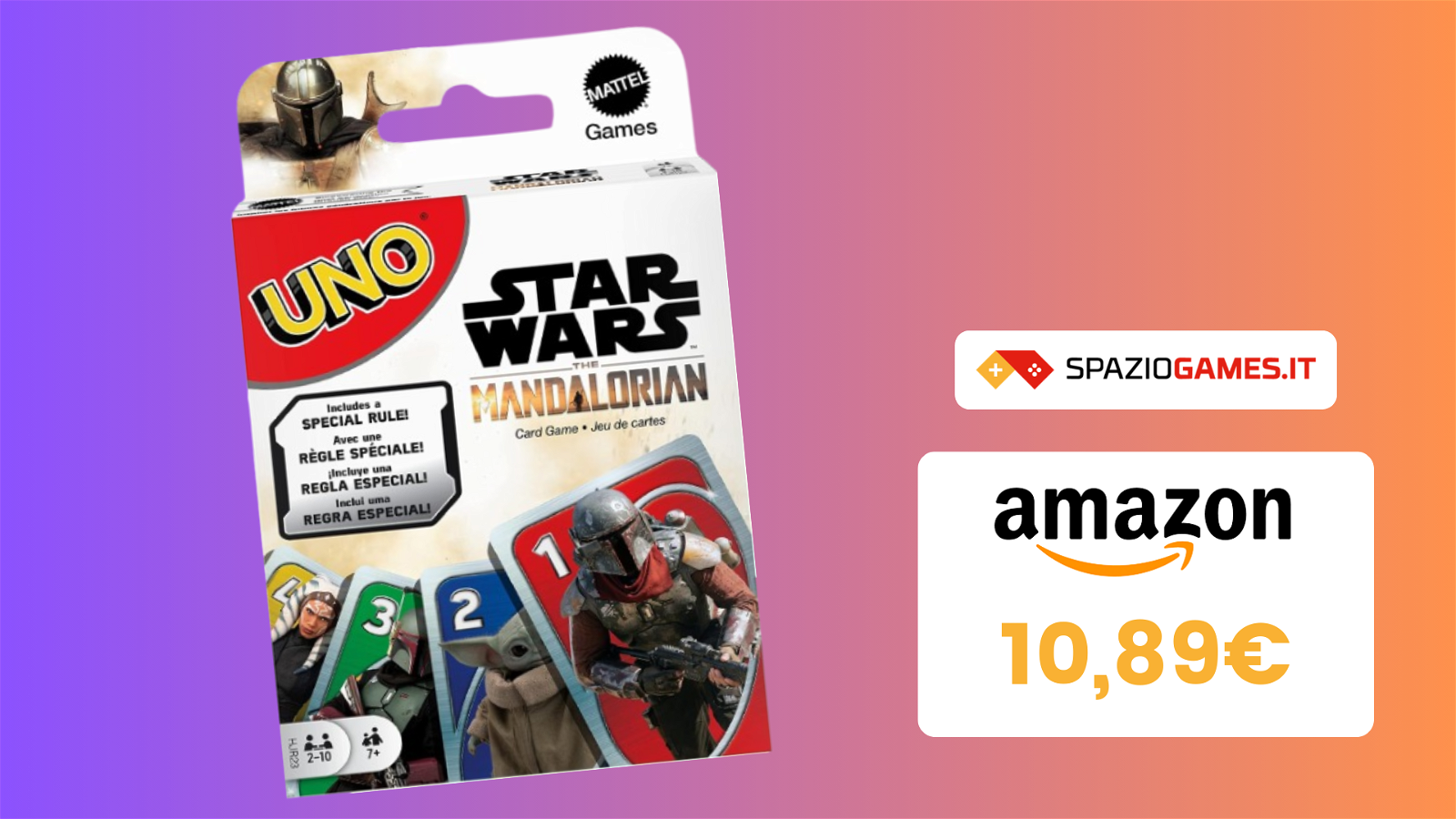 UNO Star Wars Mandalorian a PREZZO SPECIALE: ora costa solo 10€!