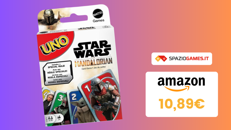 Immagine di UNO Star Wars Mandalorian a PREZZO SPECIALE: ora costa solo 10€!