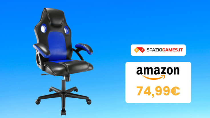 Una sedia ergonomica per prendervi cura della vostra schiena? Oggi vi costa SOLO 75€!