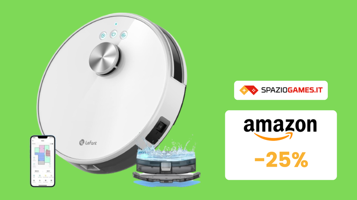 FOLLIA AMAZON! Robot Aspirapolvere Lavapavimenti Lefant a 179€!