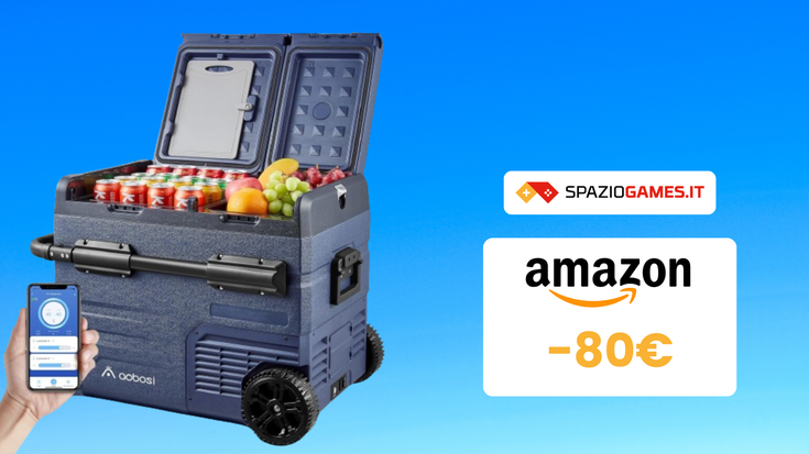 Bibite sempre fresche? Certo, con un frigo portatile in SUPER SCONTO (-80€!)