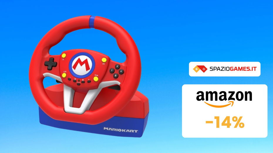 Immagine di IMPERDIBILE: volante Hori di Mario Kart per Switch a MENO DI 60€! (-14%)