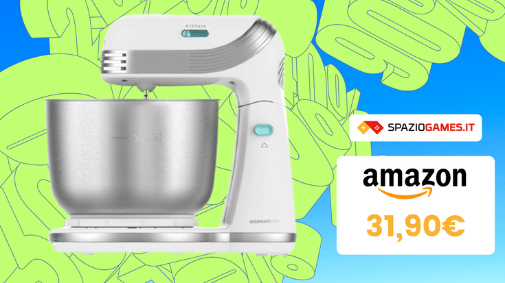 FOLLIA AMAZON! Impastatrice Cecotec a SOLI 31€!