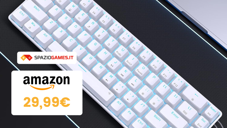 Ora una tastiera gaming vi costa MENO di 30€!