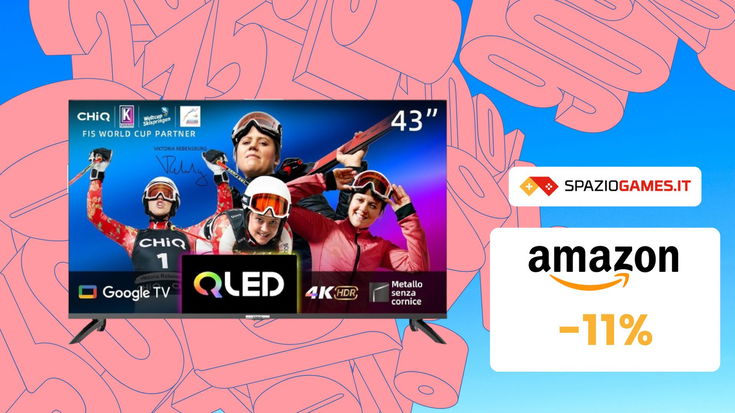 CHiQ Smart TV QLED 43": prezzo sempre PIÙ BASSO! Su Amazon a soli 329€!