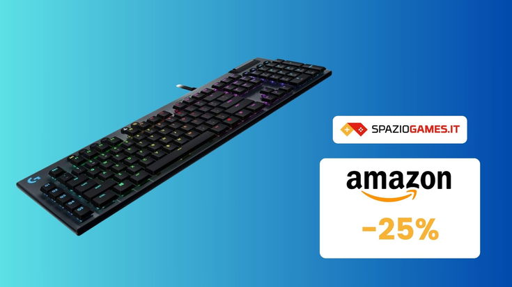 SUPER sconto su questa tastiera gaming Logitech! (-25%)