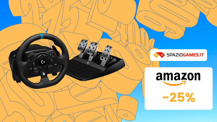 SUPER sconto su questo volante Logitech! (-25%)