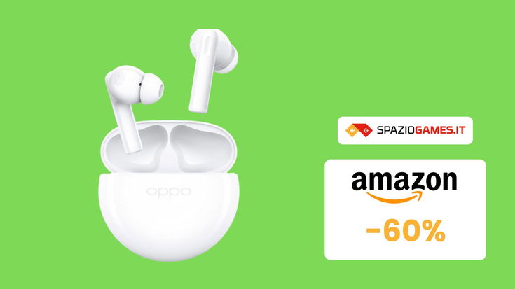 Questi auricolari OPPO oggi vi costano MENO della metà! (-60%)