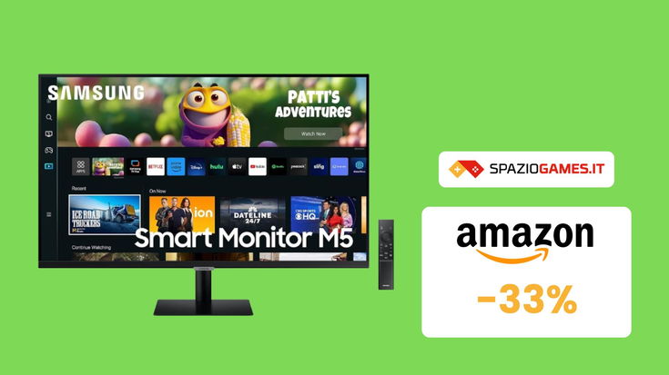 Questo monitor costa meno di 200€ ed è quasi una smart TV! (-33%)