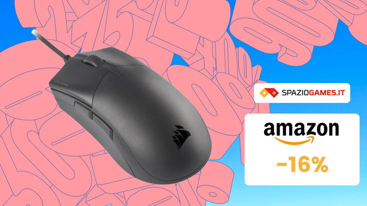 Mouse gaming Corsair, PERFETTO per gli eSports, oggi IN OFFERTA! (-16%)