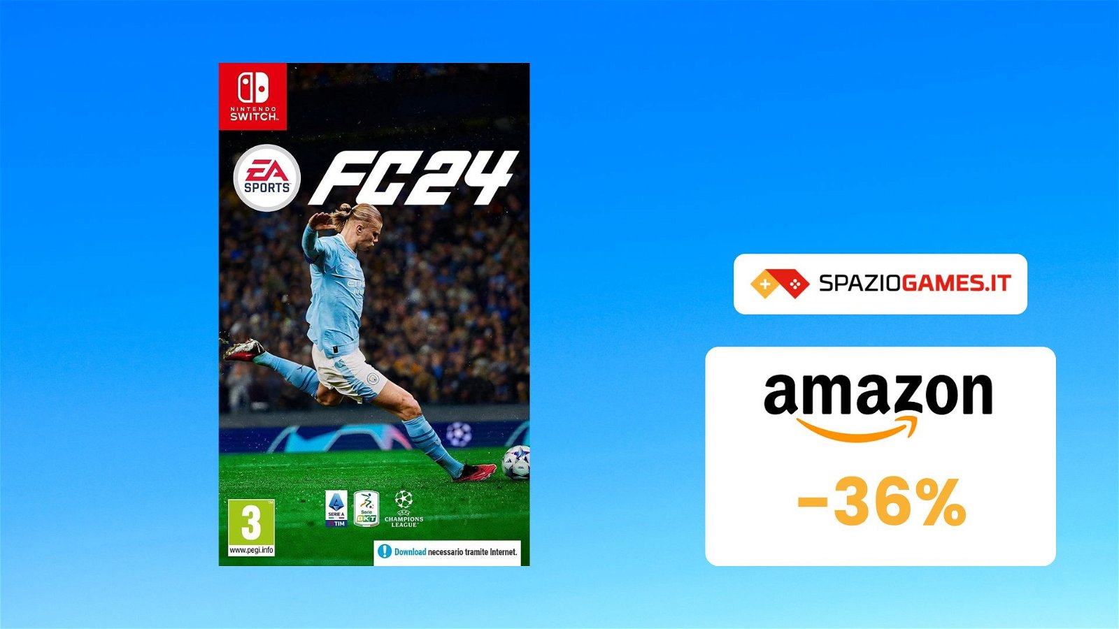 Prezzo BOMBA su EA Sports FC 24 per Nintendo Switch! (-36%)