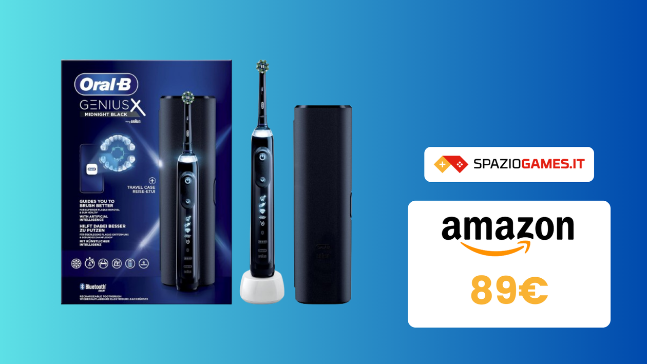 Immagine di Prezzo PICCOLISSIMO su questo spazzolino elettrico Oral-B: solo 89€!