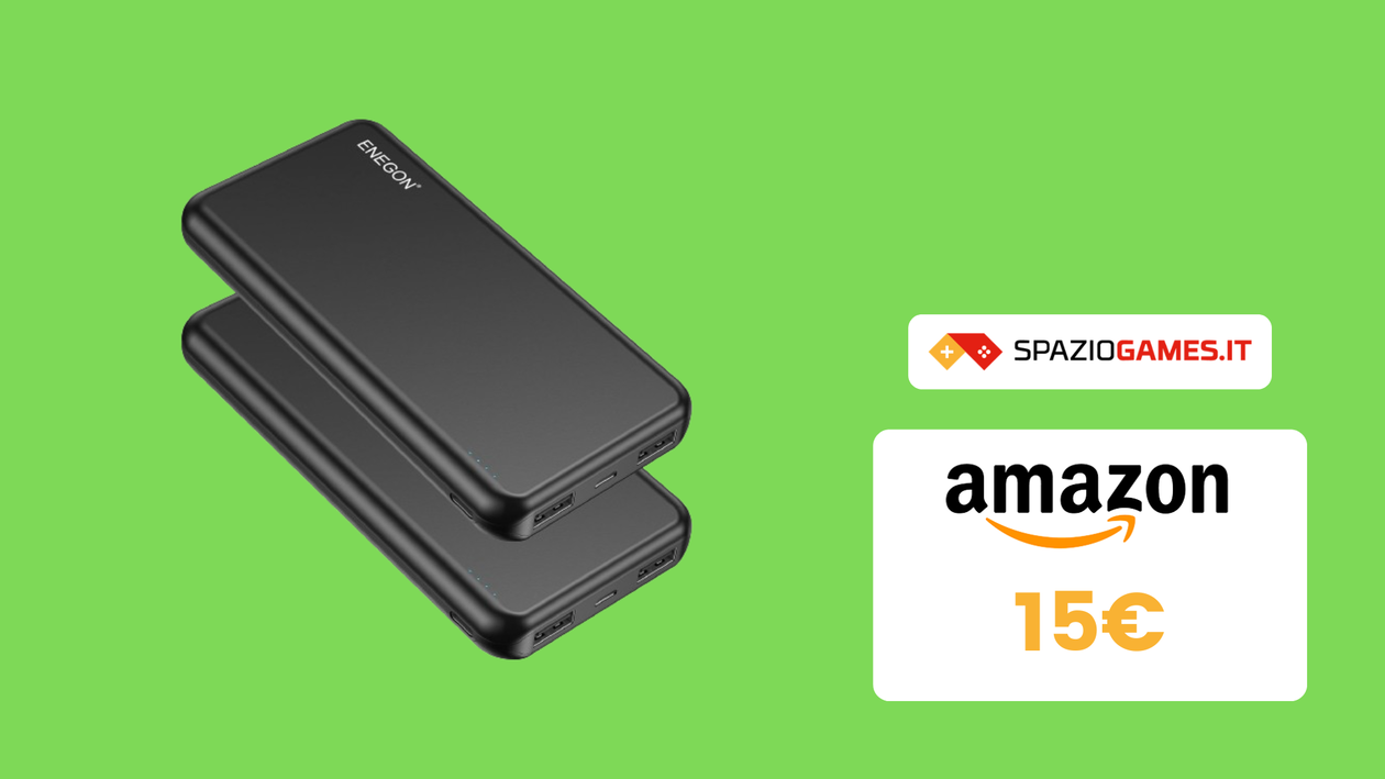 Immagine di Prezzo STRACCIATO su 2 Power bank da 10000mAh, SOLO 15€!