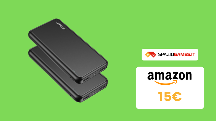 Prezzo STRACCIATO su 2 Power bank da 10000mAh, SOLO 15€!