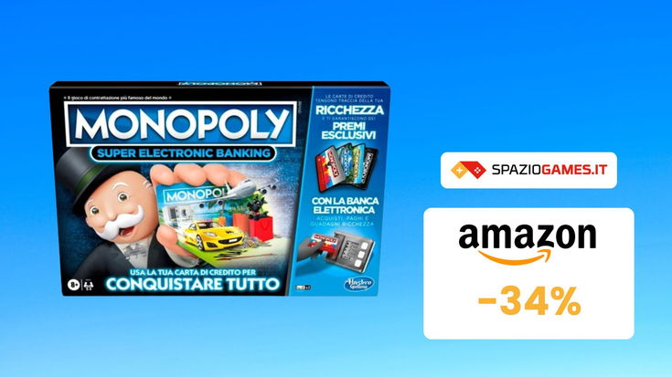 Monopoly Super Electronic Banking a SOLI 30€! IMPERDIBILE!