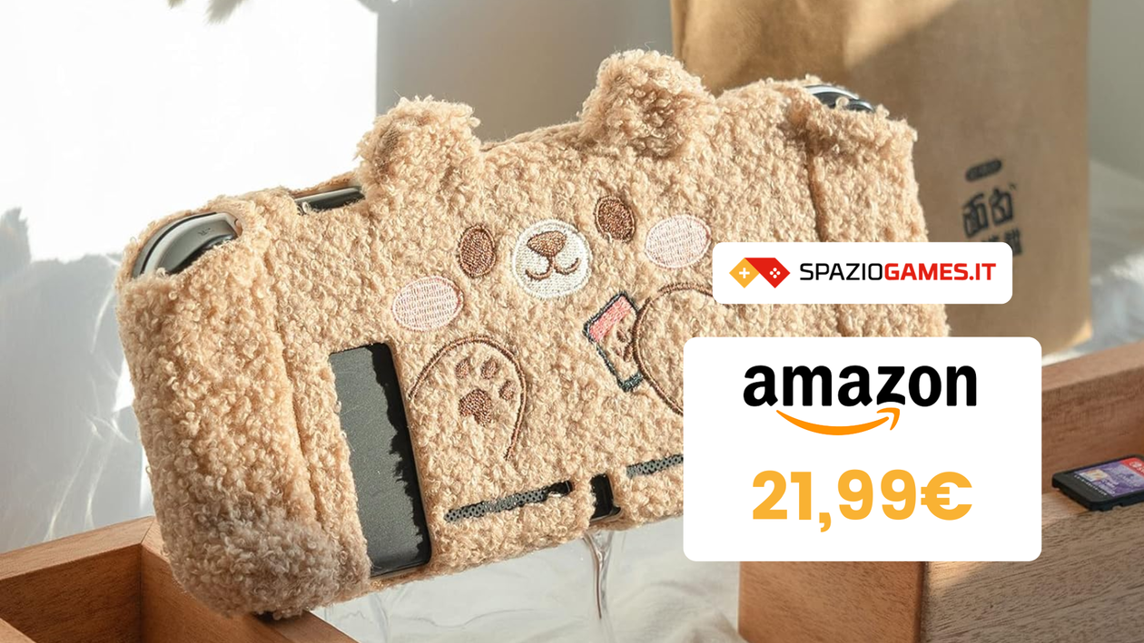 Immagine di Rendete la vostra Nintendo Switch ADORABILE con questa custodia peluche!