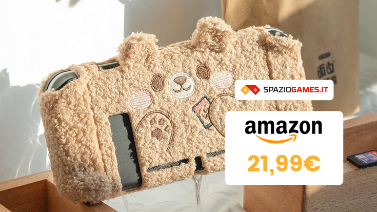 Rendete la vostra Nintendo Switch ADORABILE con questa custodia peluche!