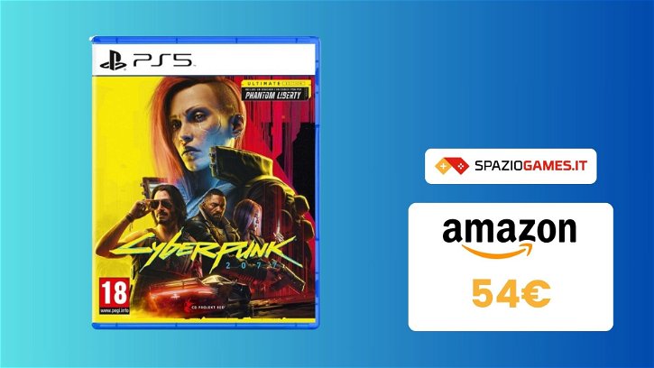 Immagine di Cyberpunk 2077 Ultimate Edition per PS5 in SCONTO! Lo paghi SOLO 54€!