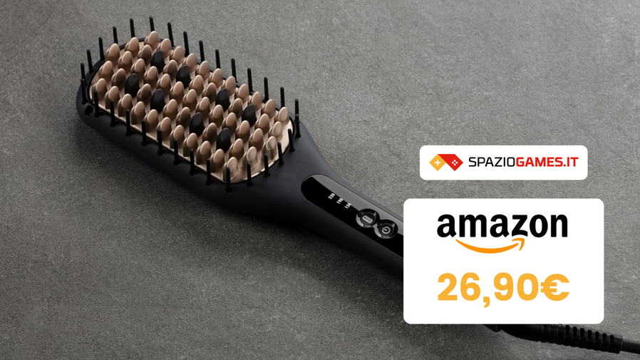 Immagine di Capelli perfetti da oggi grazie a questa spazzola lisciante Remington in SCONTO!