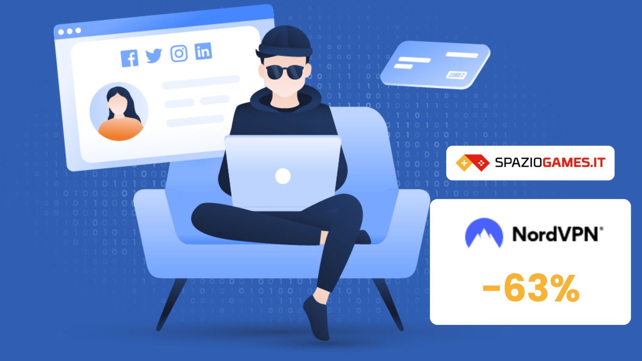 Immagine di Nord VPN: Festeggiail compleanno con il 63% di sconto e 3 mesi GRATIS per un amico!