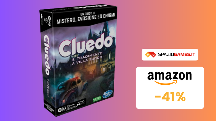 Cluedo Escape: prezzo SHOCK di SOLI 13€ e RISPARMIO del 41%!