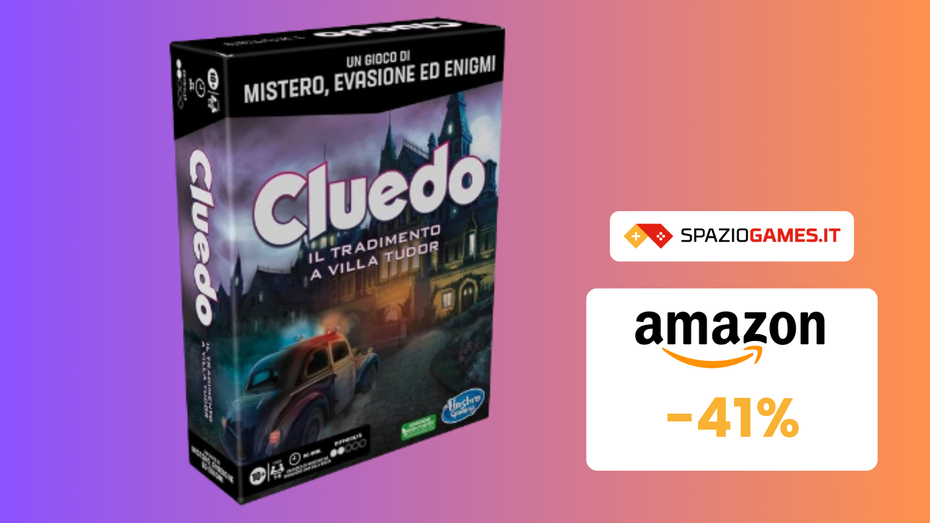 Immagine di Cluedo Escape: prezzo SHOCK di SOLI 13€ e RISPARMIO del 41%!