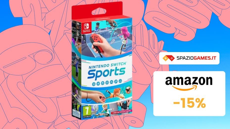 Immagine di Nintendo Switch Sports al PREZZO SHOCK di 39€! -15%!