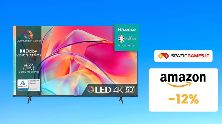 Prezzo TOP su questo TV QLED 4K Hisense 50"! (-12%)