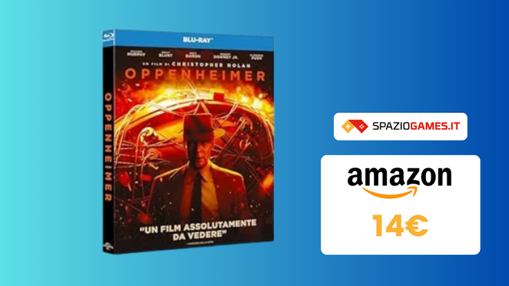 Oppenheimer in Blu-ray con Contenuti Speciali a soli 14€! Il Premio Oscar 2024 è IMPERDIBILE!