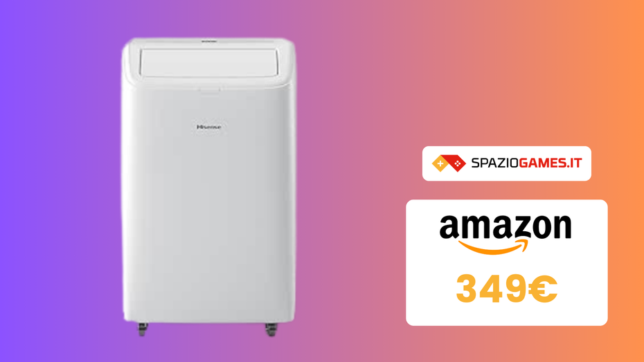 Immagine di CHE PREZZO! Climatizzatore portatile Hisense 4-in-1 a SOLI 349€!