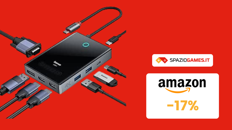 Immagine di UTILISSIMA docking station 8 in 1 a 66€! OFFERTA!