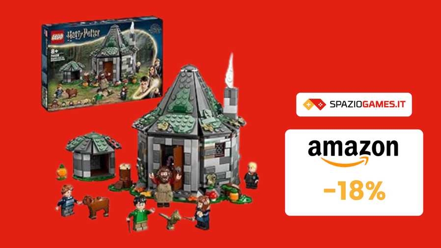 Immagine di La Capanna di Hagrid LEGO a soli 61€! BELLISSIMA con 7 minifigure!