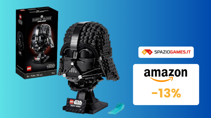 DA COLLEZIONE! Casco di Darth Vader LEGO a soli 69€!