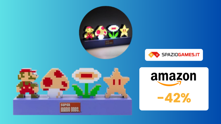 Lampada Super Mario Bros. Icons Light a 32€! SPLENDIDA!