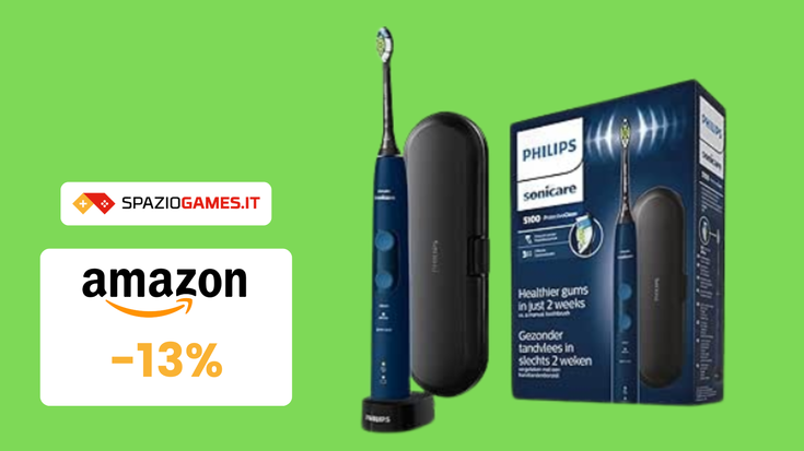 OFFERTA a TEMPO su questo spazzolino elettrico Philips Sonicare! 87€!