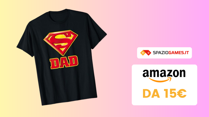 Tante belle t-shirt ora in SCONTO su Amazon, SPLENDIDI regali per la festa del Papà!