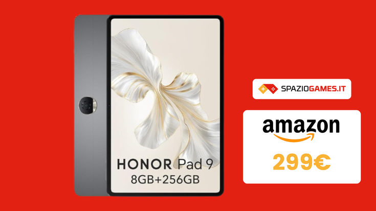 DOPPIO SCONTO sull'HONOR Pad 9, il tablet con 8 altoparlanti!