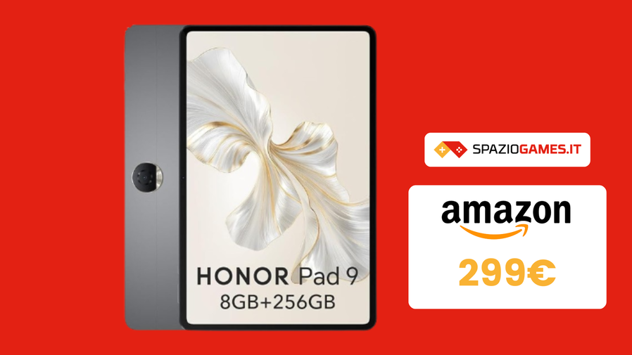 Immagine di DOPPIO SCONTO sull'HONOR Pad 9, il tablet con 8 altoparlanti!