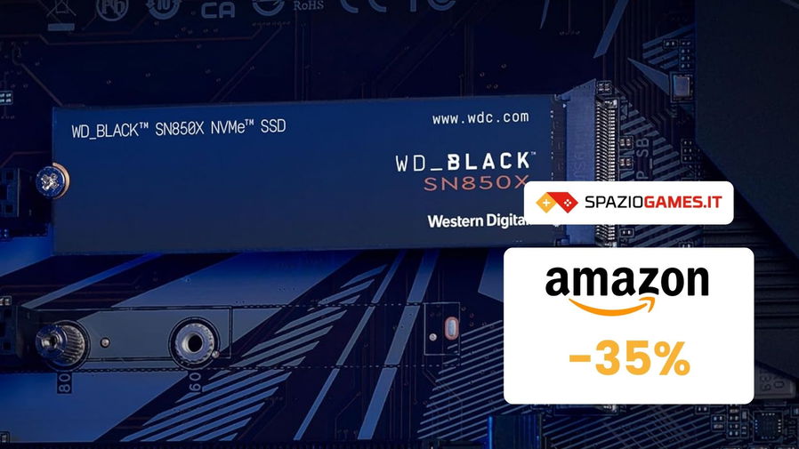 Immagine di SSD WD_BLACK SN850X da 1TB CROLLA a 101€! Occasione IMPERDIBILE!