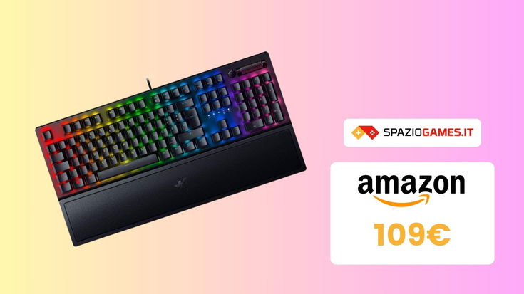 OFFERTA A TEMPO: tastiera Razer BlackWidow V3 a MENO DI 110€!