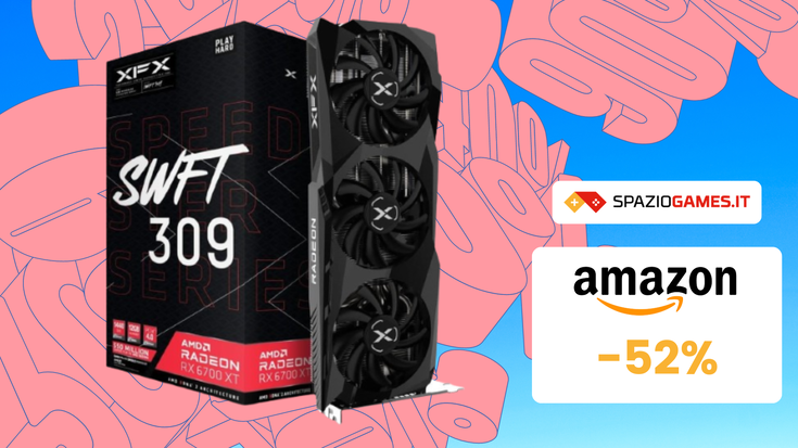 Scheda grafica XFX RX 6700XT a MENO DELLA METÀ! (-52%)