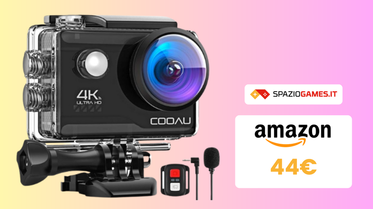 SOLO 44€ per questa Action Cam Impermeabile grazie al COUPON SCONTO!