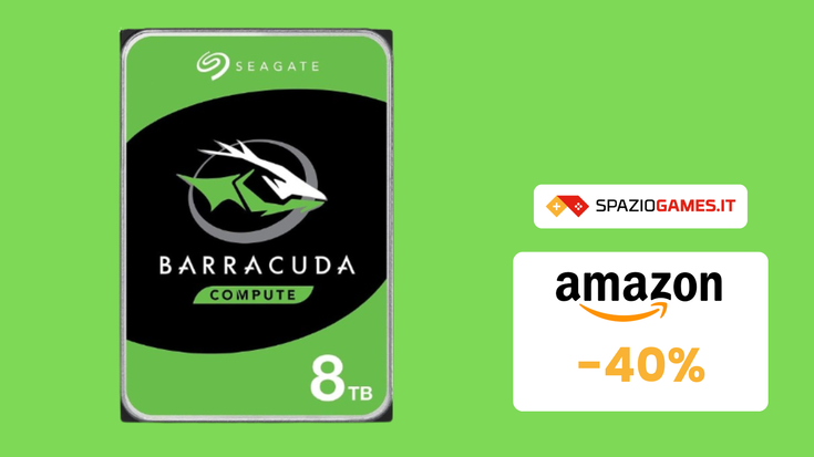 SUPER PROMOZIONE su questa memoria interna da 8TB! (-40%)