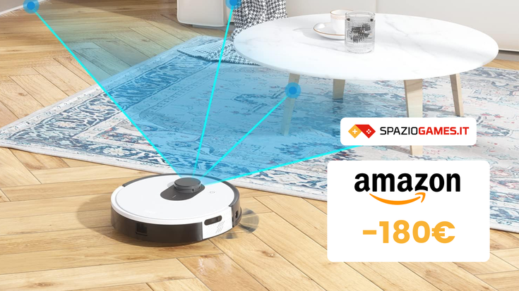 OTTIMO robot aspirapolvere oggi a META' PREZZO! (-180€)