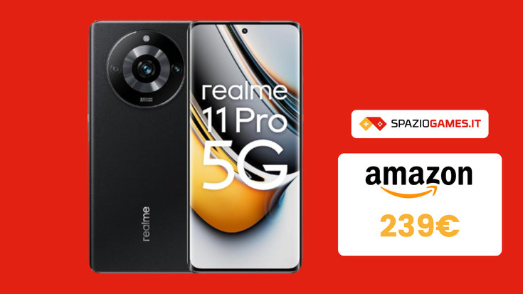 OFFERTA a TEMPO! Realme 11 Pro a soli 239€ su Amazon!