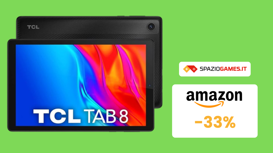 Immagine di Tablet da 8" TCL in OFFERTA a TEMPO a 99€! SCONTO del 33%!